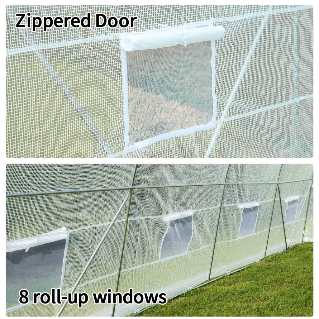 20' x 10' x 7' Portable Greenhouse Tunnel Tent C97133