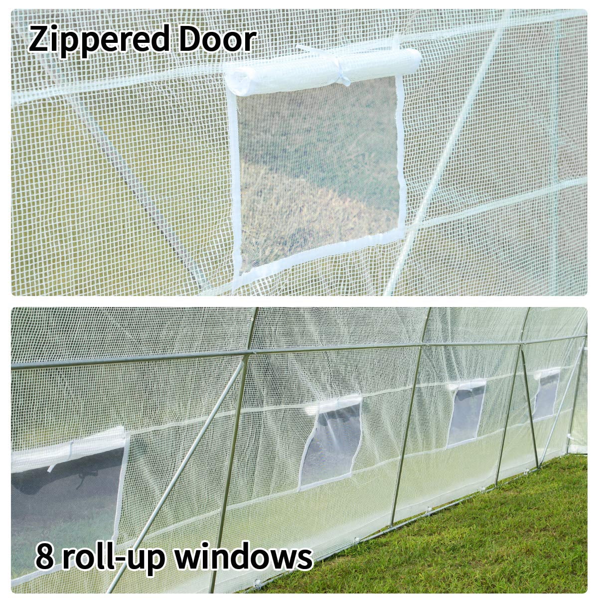 20' x 10' x 7' Portable Greenhouse Tunnel Tent C97133
