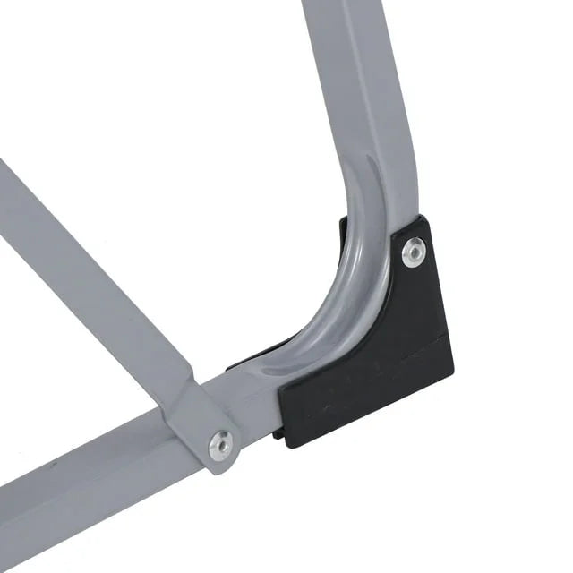 3 Step Folding Step Stool 330lbs Capacity Silver T784