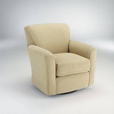 35.5x22 Wide Swivel Armchair Fabric Granite Multicolored M47287