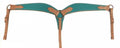 Turquoise Ostrich Breast Collar X383
