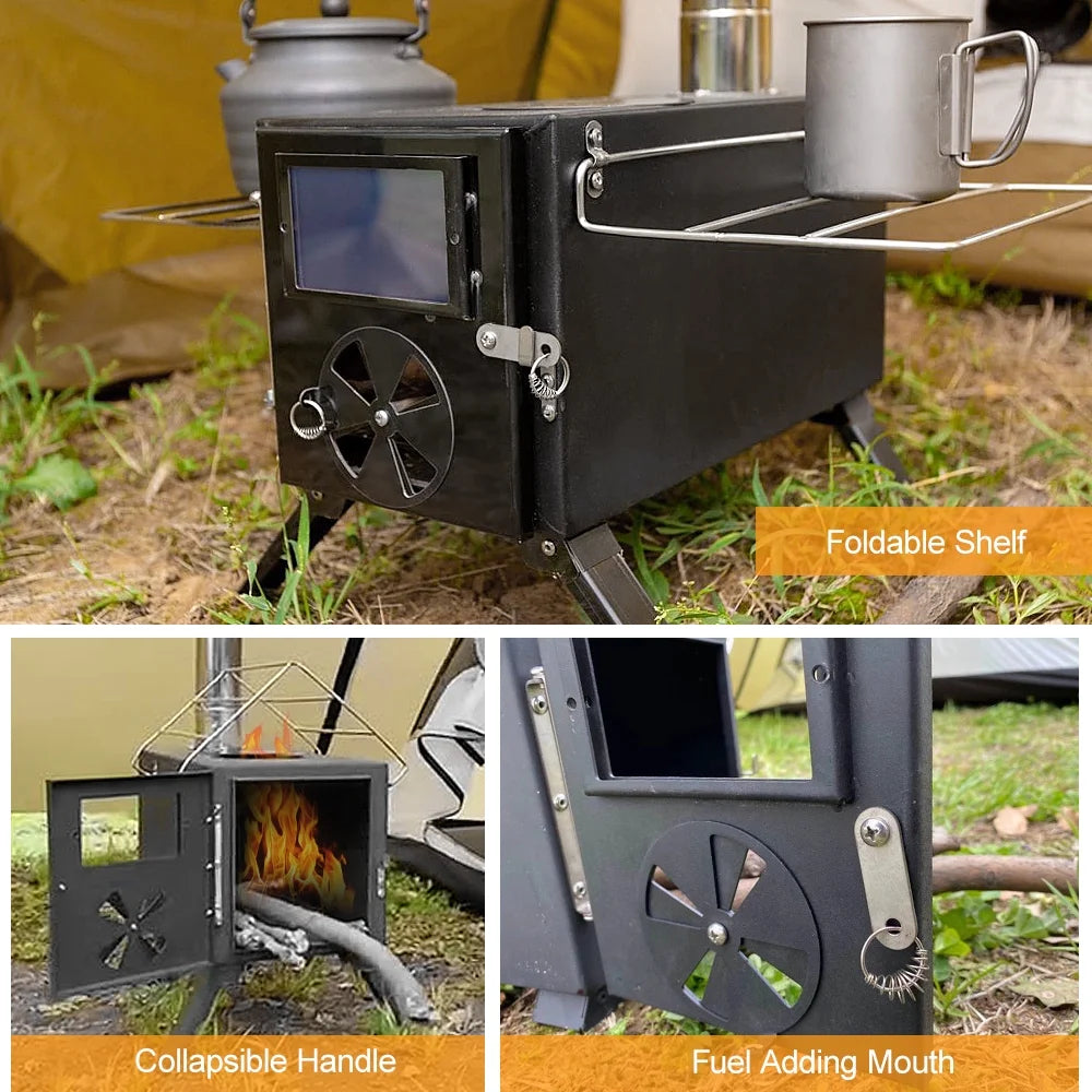 Portable Burner Firewood Multifunctional Stove D4951