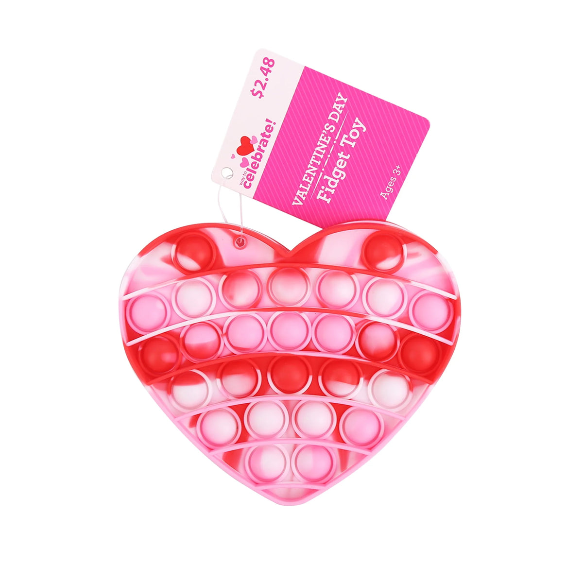 Heart Shaped Plastic Fidget Toy K10616