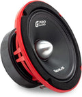 6.5 Midrange Car Audio Speaker Aluminium Basket Ferrite Magnet 4 Ohm Paper Cone Pack of 2 K112