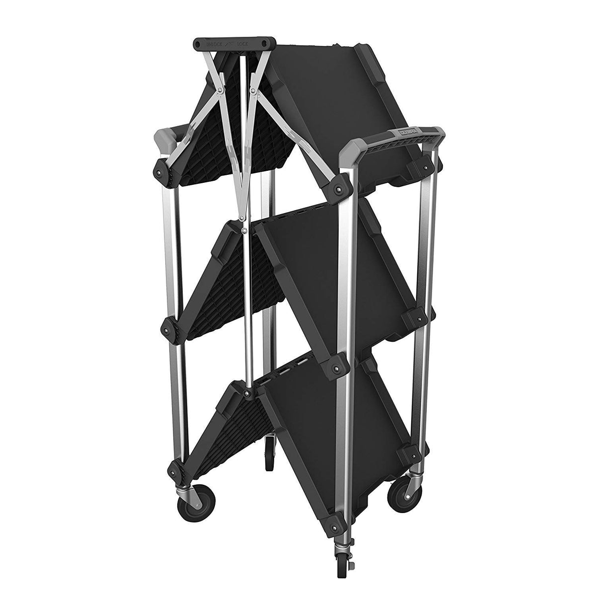 Collapsible Service Rolling Cart, XL, 300LB Capacity J71586