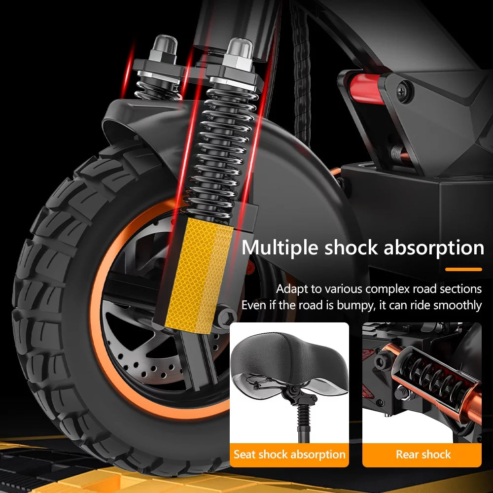 800W Foldable Electric Scooter 28 MPH 22 Miles 10 inch Tires U95708