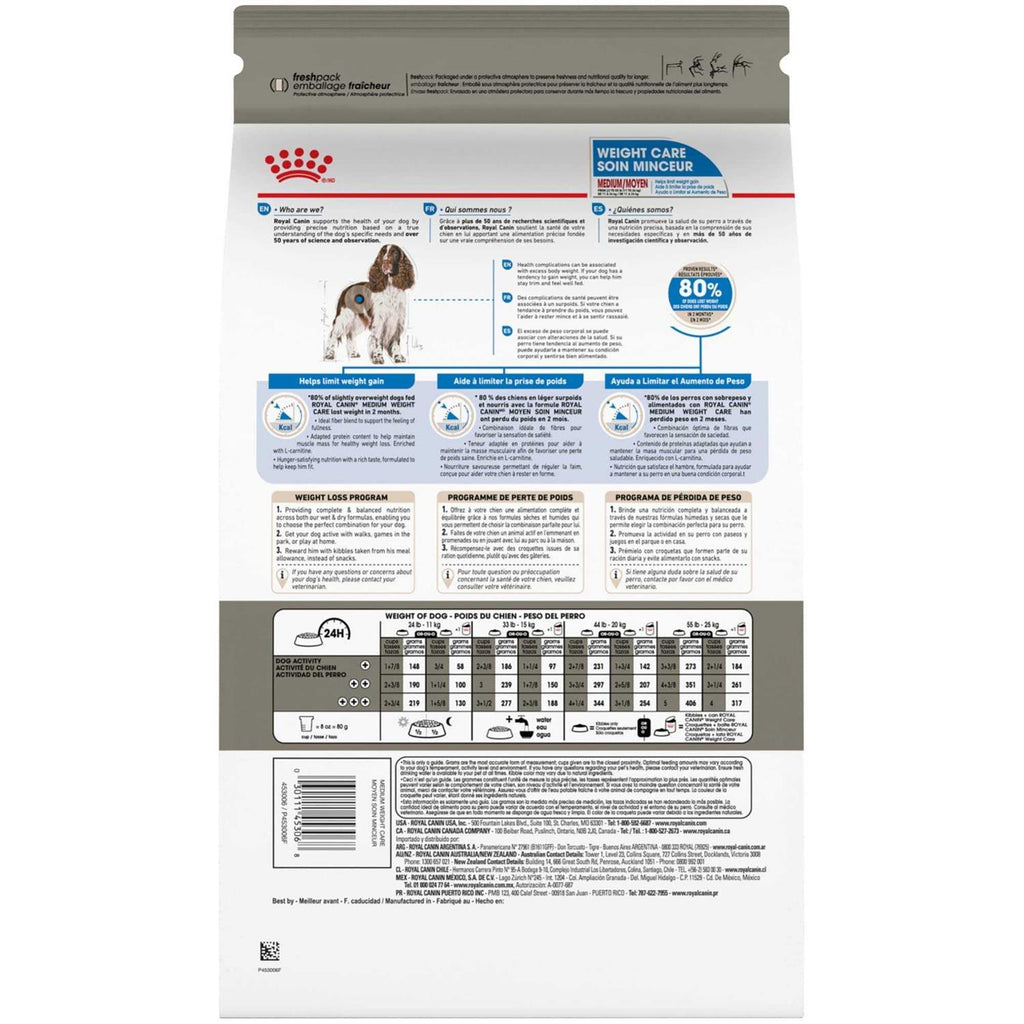 Medium Weight Care Dry Dog Food E520176