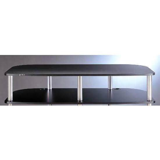 Additional 7inch H Shelf for AR Series 3 Shelf TV/AV Stand with Casters, Cherry Shelf with Black Poles Y30011