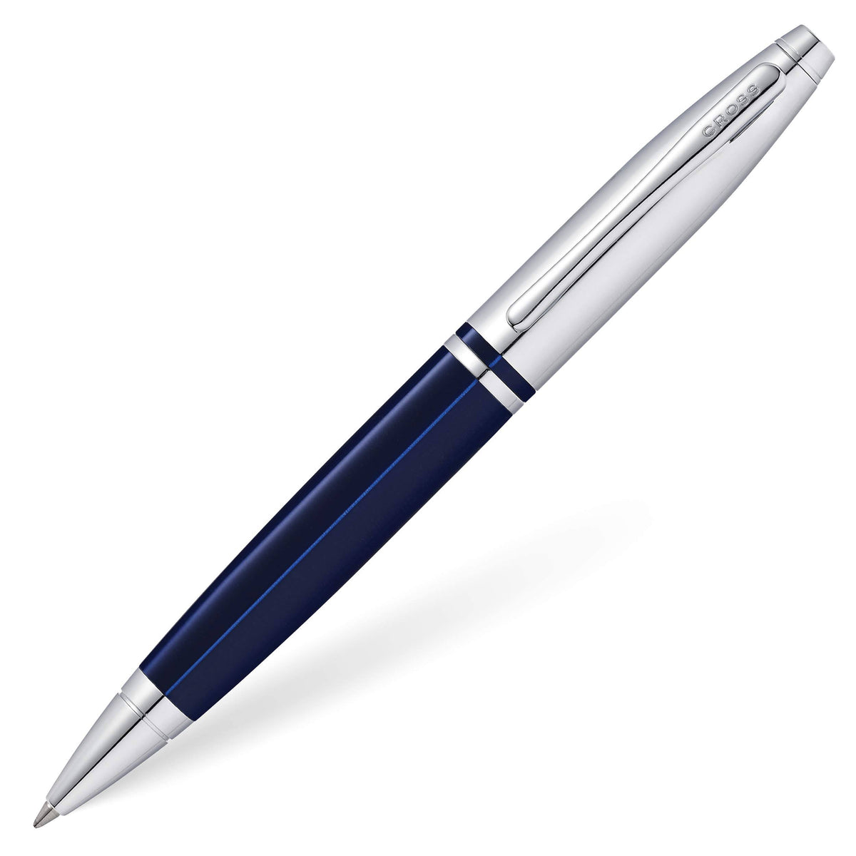 Chrome Blue Lacquer Ballpoint Pen P1730