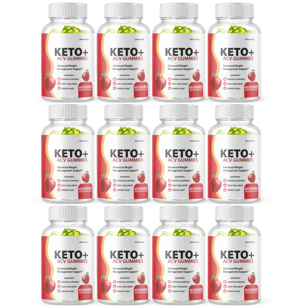 Keto + ACV 500mg Gummies - 12 Bottles M20745