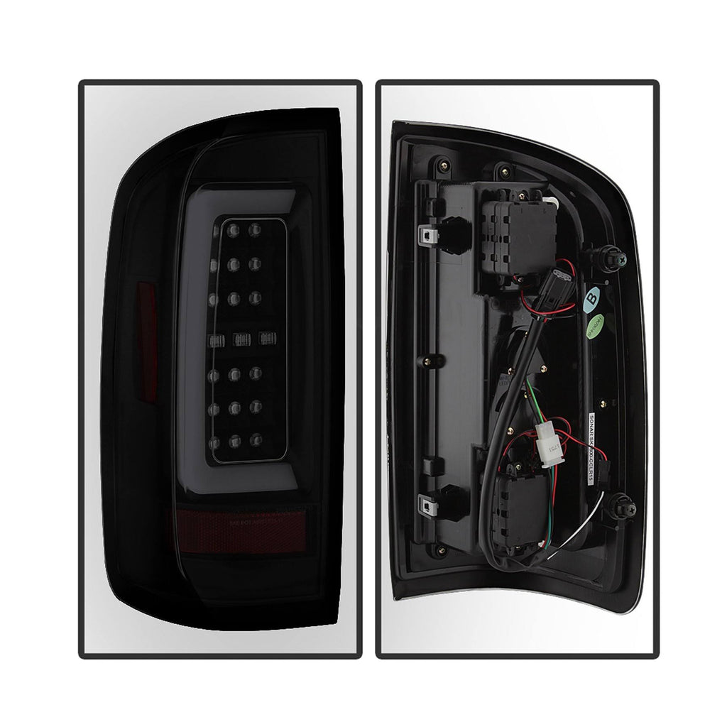 Black Smoke LED Tail Lights Y2556