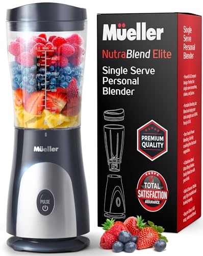 Black 15oz Personal Blender with Travel Cup and Lid S7737