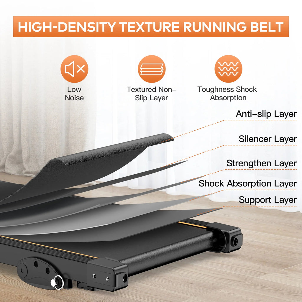 4.5HP Folding Treadmill with 15% Auto Incline G163