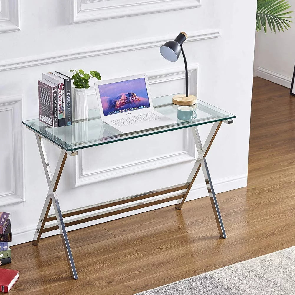 Tempered Glass Computer Desk V5319