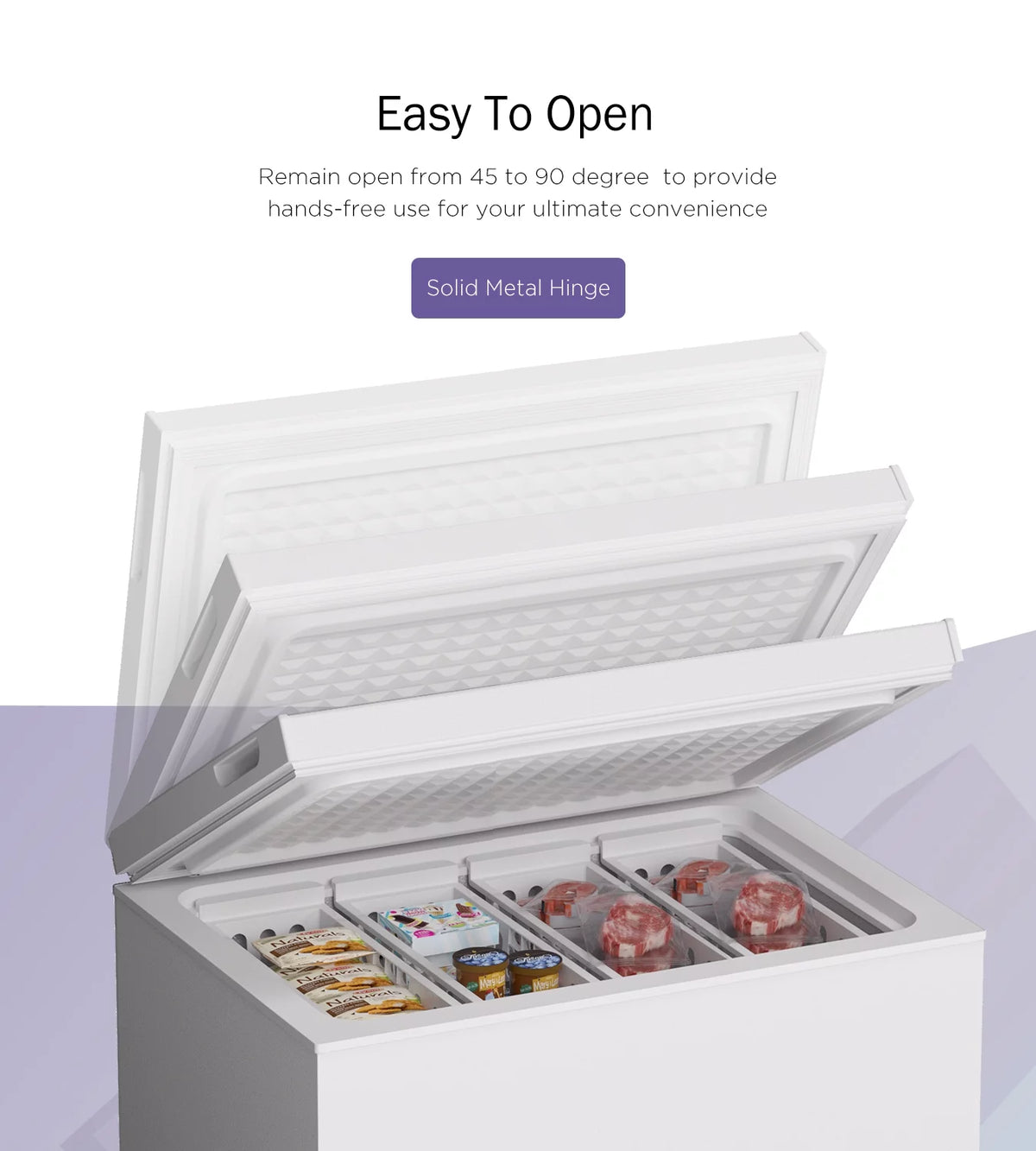 7.0 Cu ft Chest Freezer with Adjustable Temperature Controls G996923