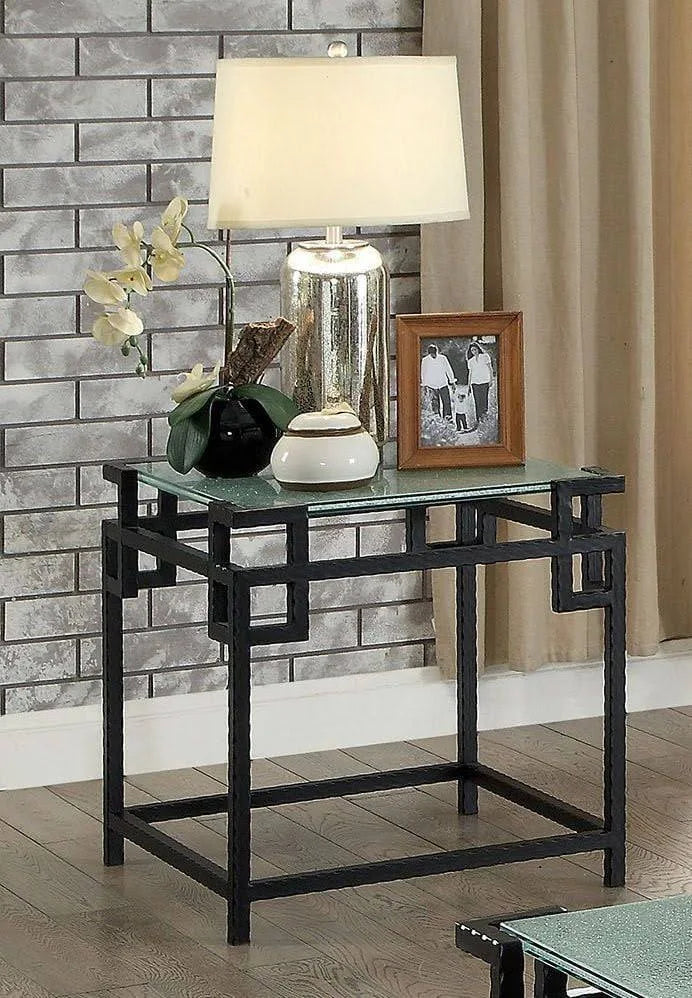Black End Table P8805