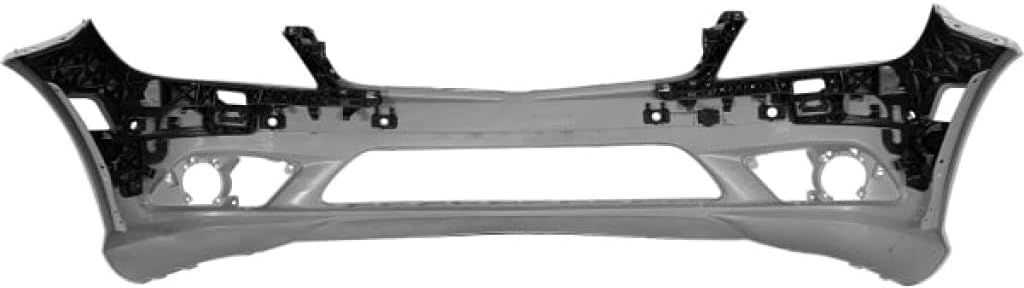 Primed Front Bumper Cover with Headlight Washer and Parktronic Holes V70356
