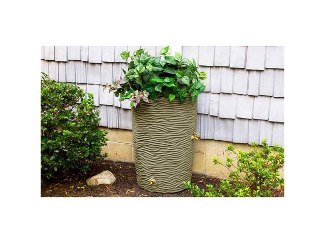 Khaki 50 Gallon Rain Saver Barrel E3770
