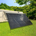 RV Awning Shade Screen with Zipper 8'X20'3'' Universal with Complete Kits N384
