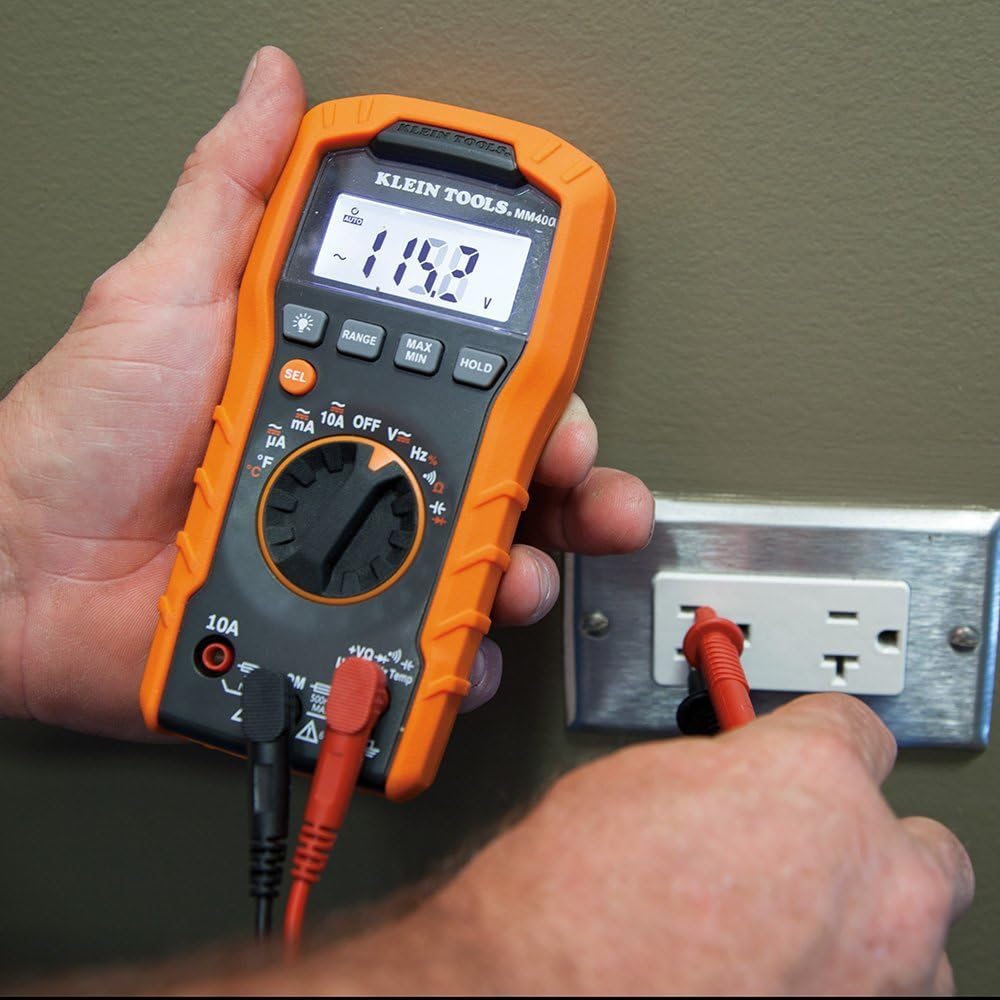 Digital Multimeter, Auto-Ranging, 600V, Pack of 2 B18728