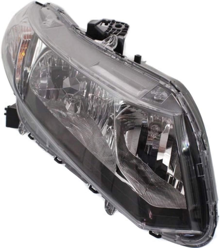 Headlight Assembly for Honda Civic Coupe 2013 2014 Passenger Side M923