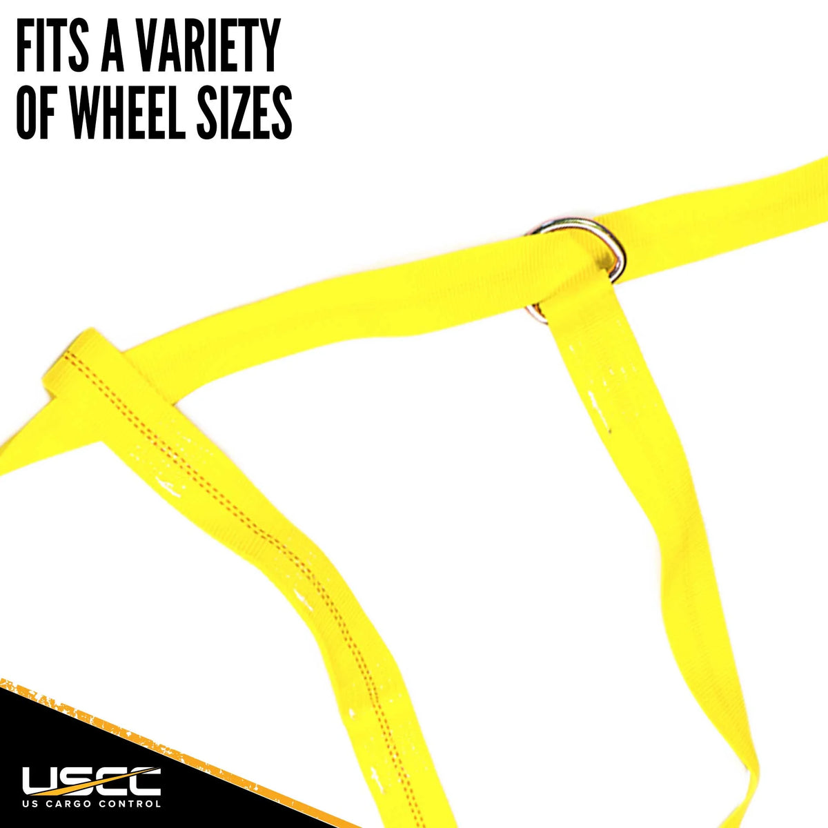 Adjustable Tow Dolly Strap with Flat Hook U74635
