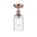 Antique Copper Semi-Flush Mount Light W126899