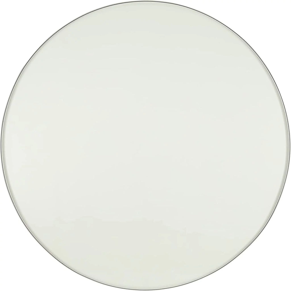 36" Round Tempered Clear Glass Table Top 1/4" Thick V671