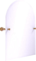 Frameless Arched Top Tilt Beveled Edge Wall Mirror Y7178
