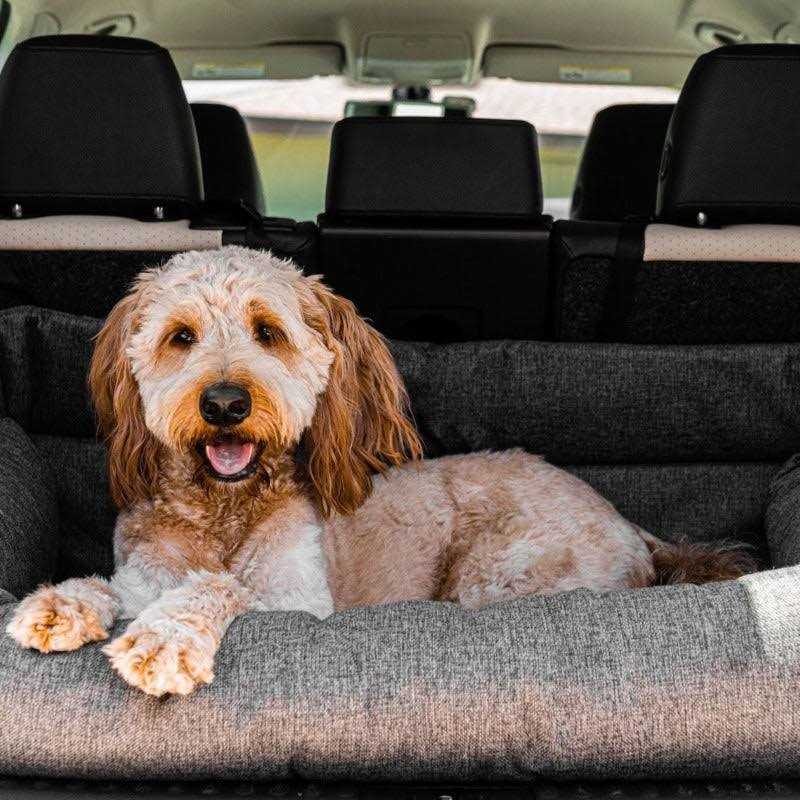 Memory Foam Dog Car Bed Gray K72169