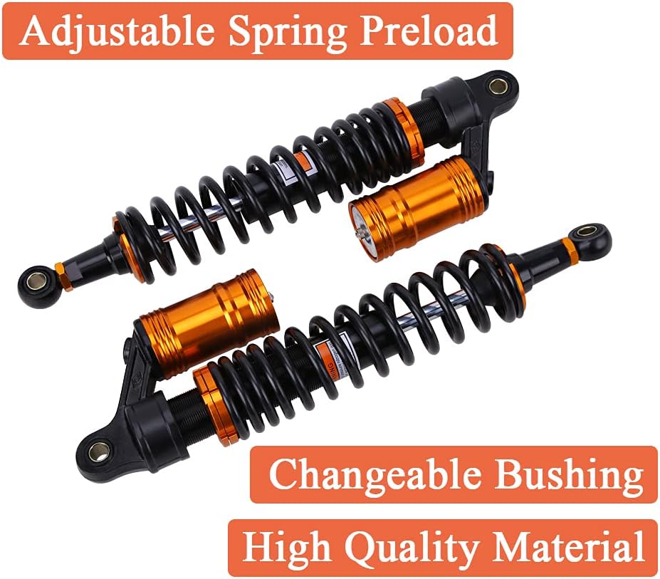 Air Shock Absorber 400mm Adjustable Suspension Front Shocks D296