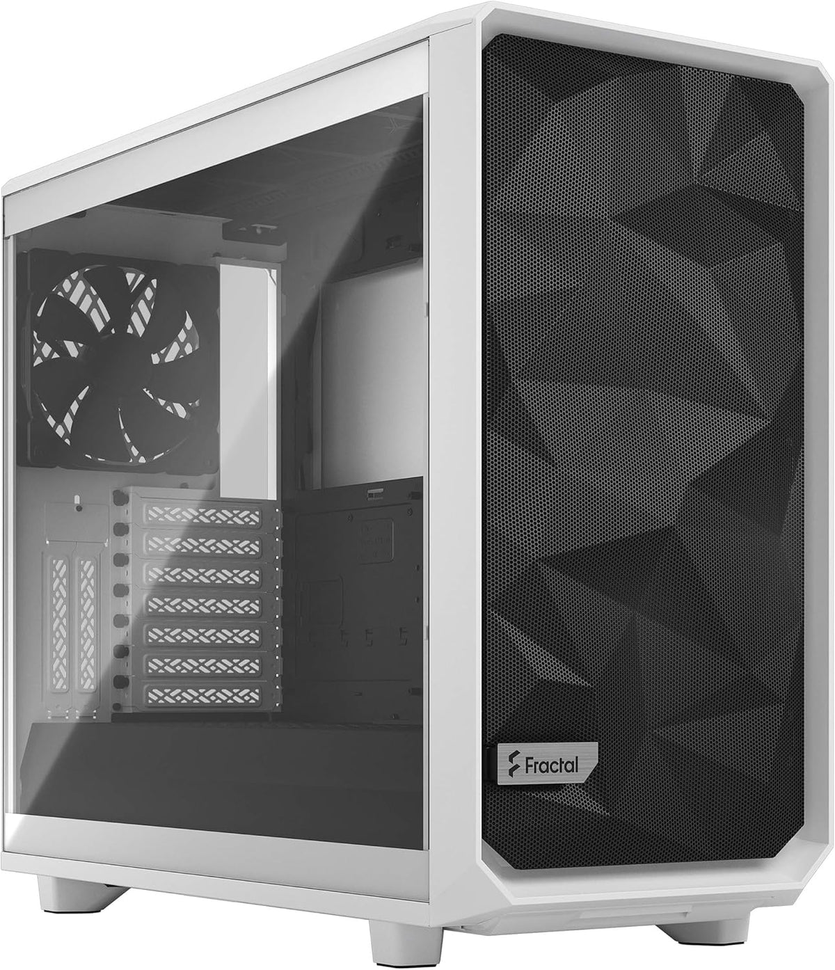 Black ATX Mid Tower Computer Case with Tempered Glass Window Z304143