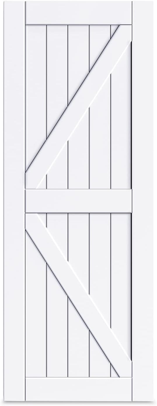 White Barn Door Slab E2020