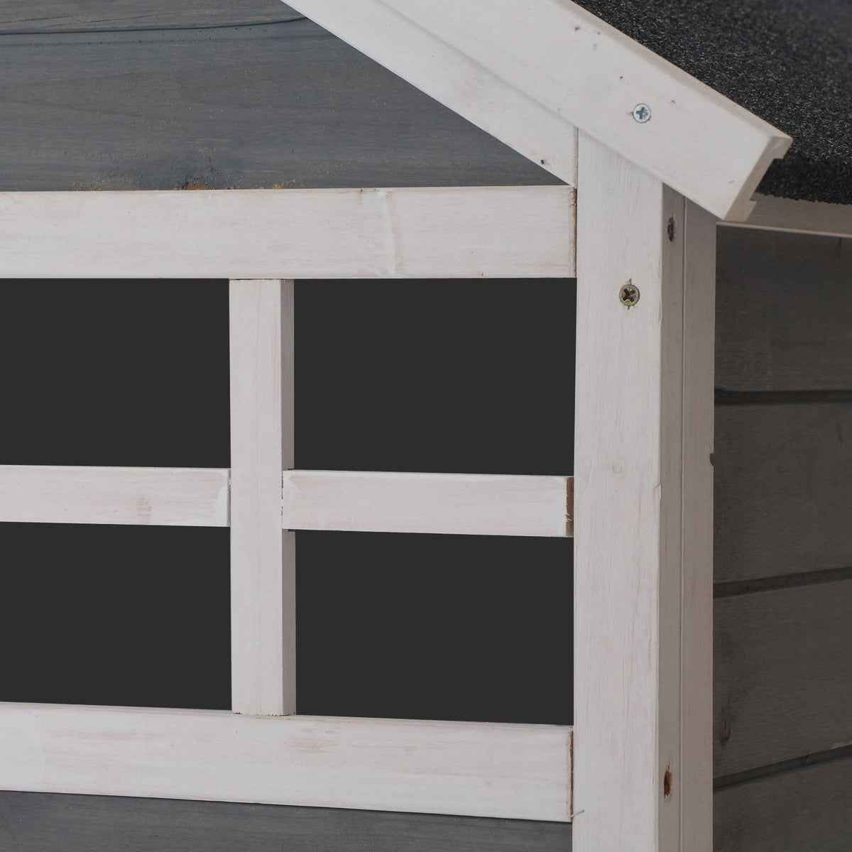 Outdoor Wooden Rabbit Hutch with Run F155308