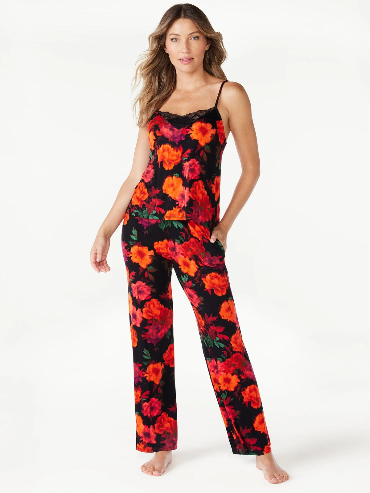 Women's 2-Piece Cami and Pants Sleep Set Y571