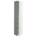 White High Cabinet with Shelves and 2 Doors V54249