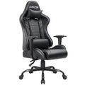 Carbon PU Leather Reclining Black Racing Style Ergonomic Swivel Chair U328169