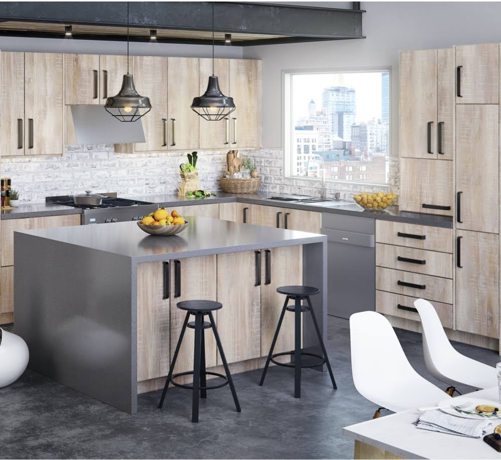 Engineered Wood Desk with 2 Doors Base Cabinet Y1549