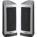 2-Pack Oscillating Ceramic Tower Heater with Electronic Thermostat, 1500W R559