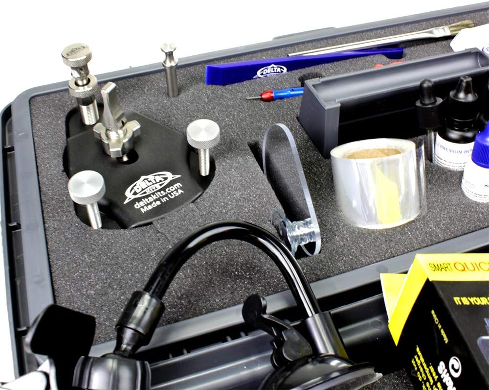 Windshield Repair Kit with Bridge and Stainless Steel Injector W18451