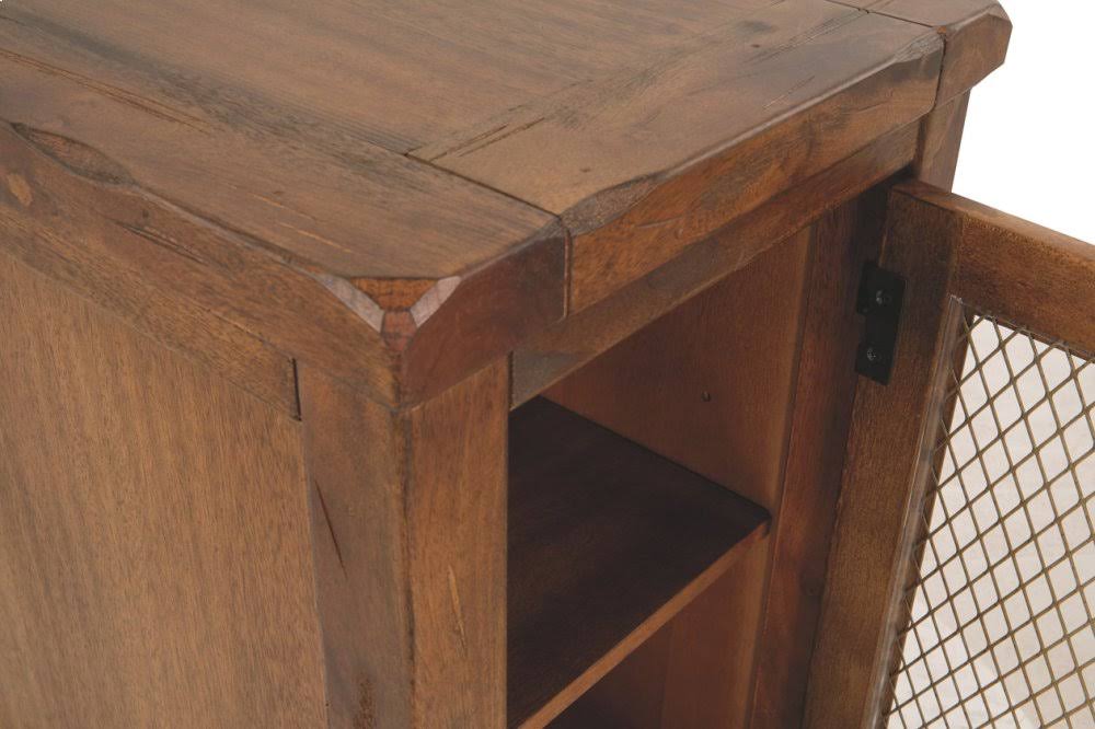 Medium Brown Chair Side End Table B419385