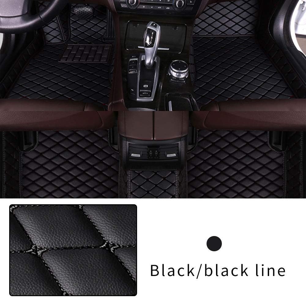 Black Red Heavy Duty XPE Car Floor Mat P954