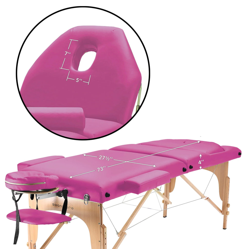 Portable Massage Table with Backrest I7535