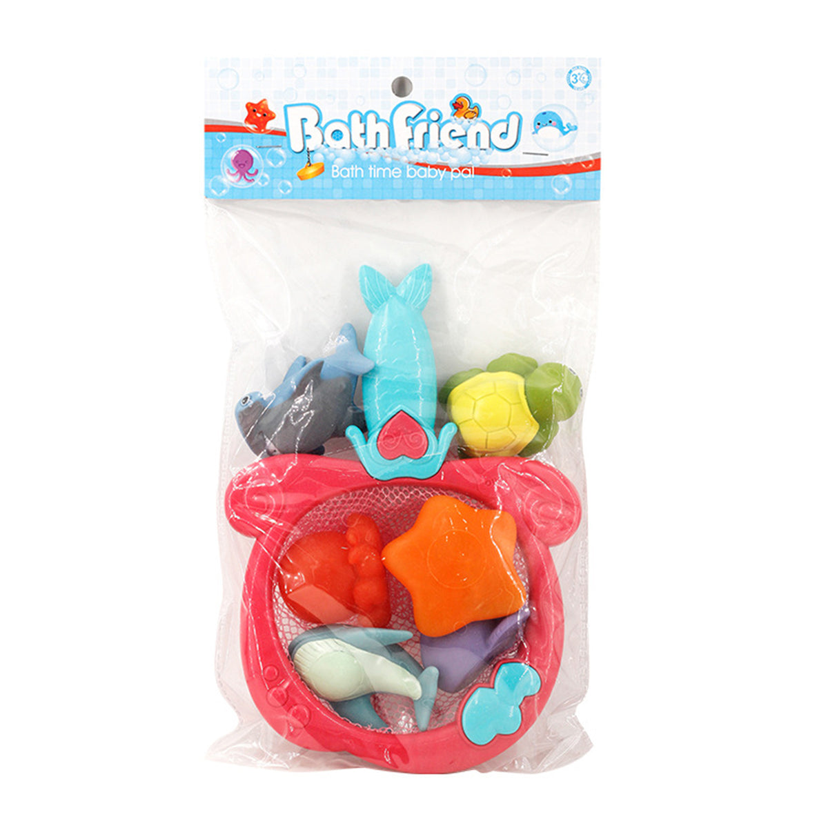 Color Changing Floating Baby Bath Toys with Net L900