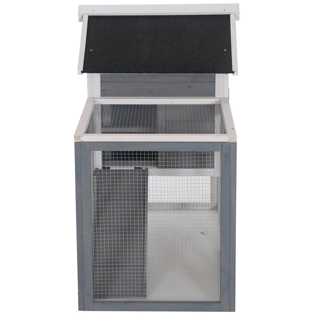 Outdoor Wooden Rabbit Hutch with Run F155308