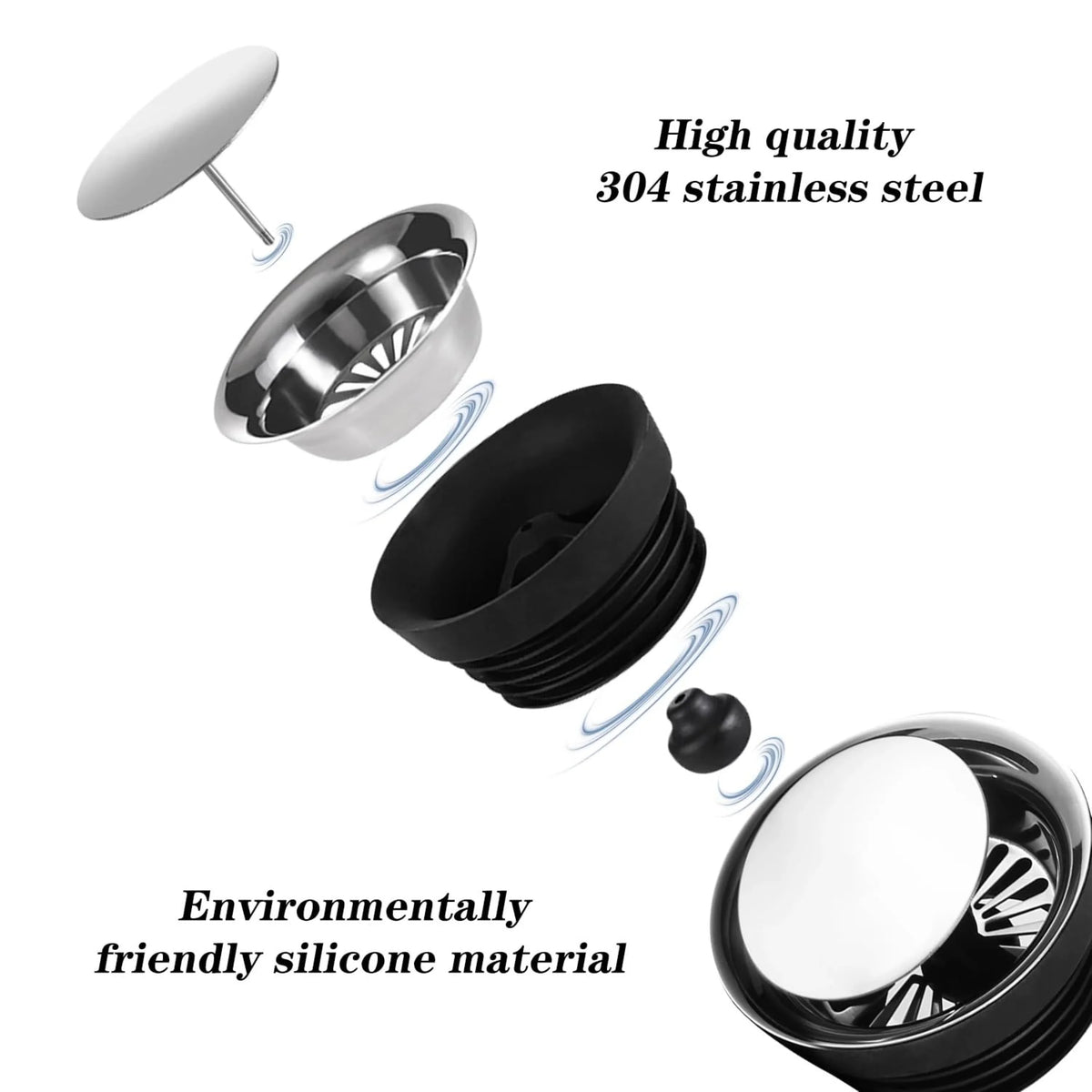 50 oz Glass Pitcher with Stainless Steel Lid and Brush V623