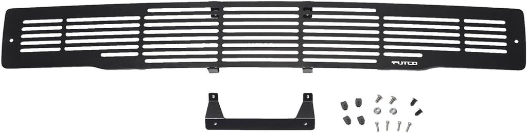 Black Stainless Steel Bar Style Bumper Grille L519