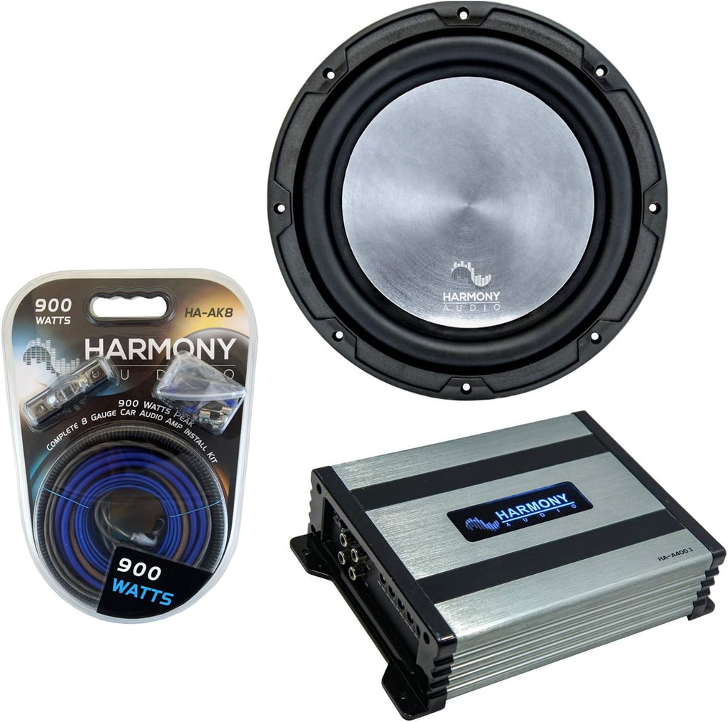 1000W Car Subwoofer Bundle with Amplifier & Amp Kit W661100