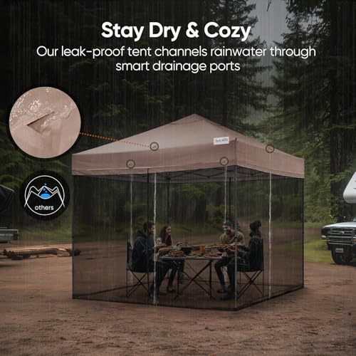 10x10 Pop Up Screened Canopy Tent G413
