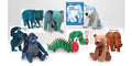 Set Of 5 Plush & Book 12” Stuffed Q757